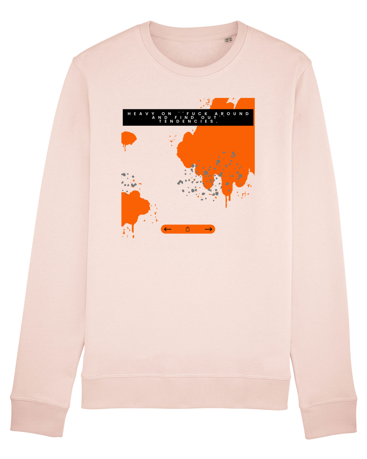 Bluză mânecă lungă Unisex Rise Candy Pink