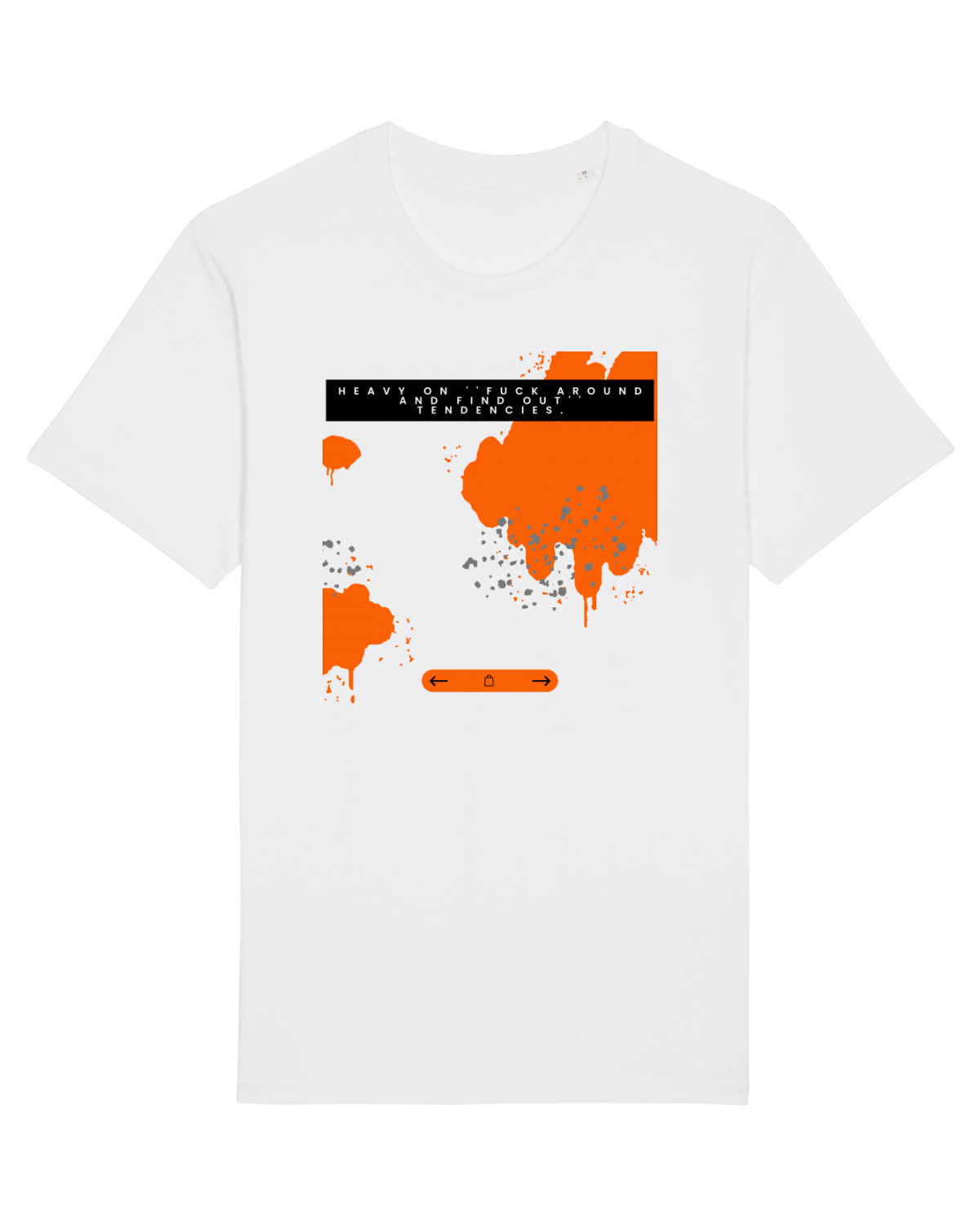 Tricou mânecă scurtă Unisex Rocker White