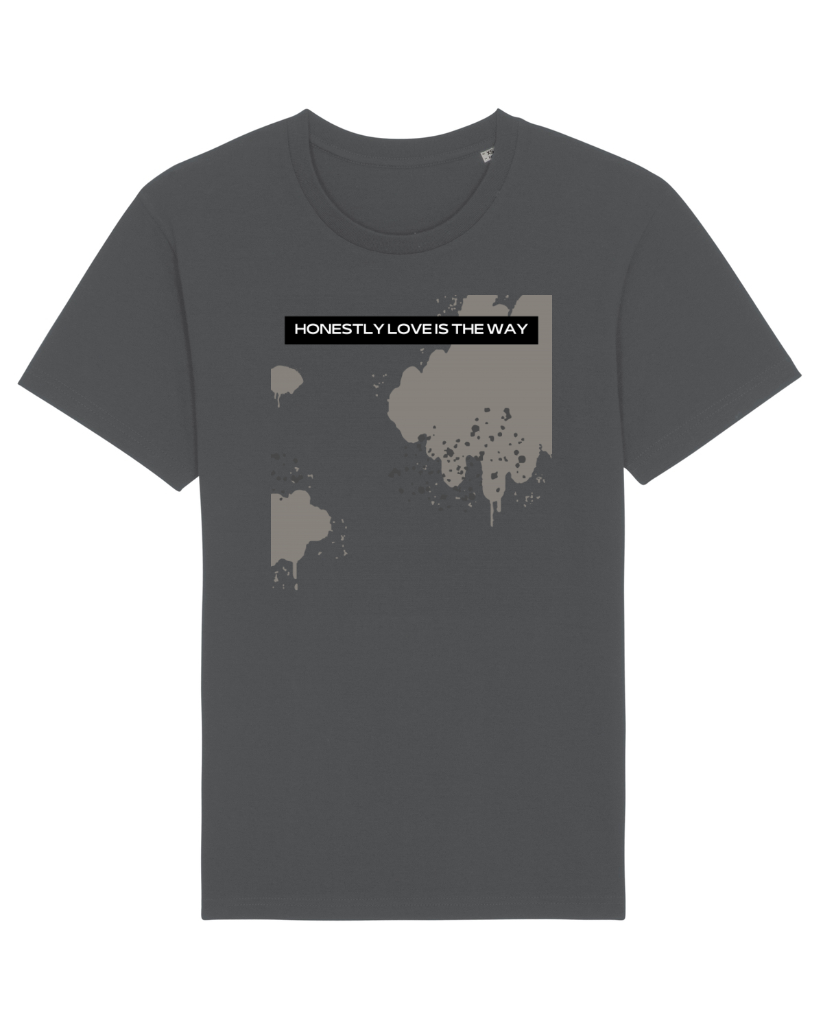 Tricou mânecă scurtă Unisex Rocker Anthracite
