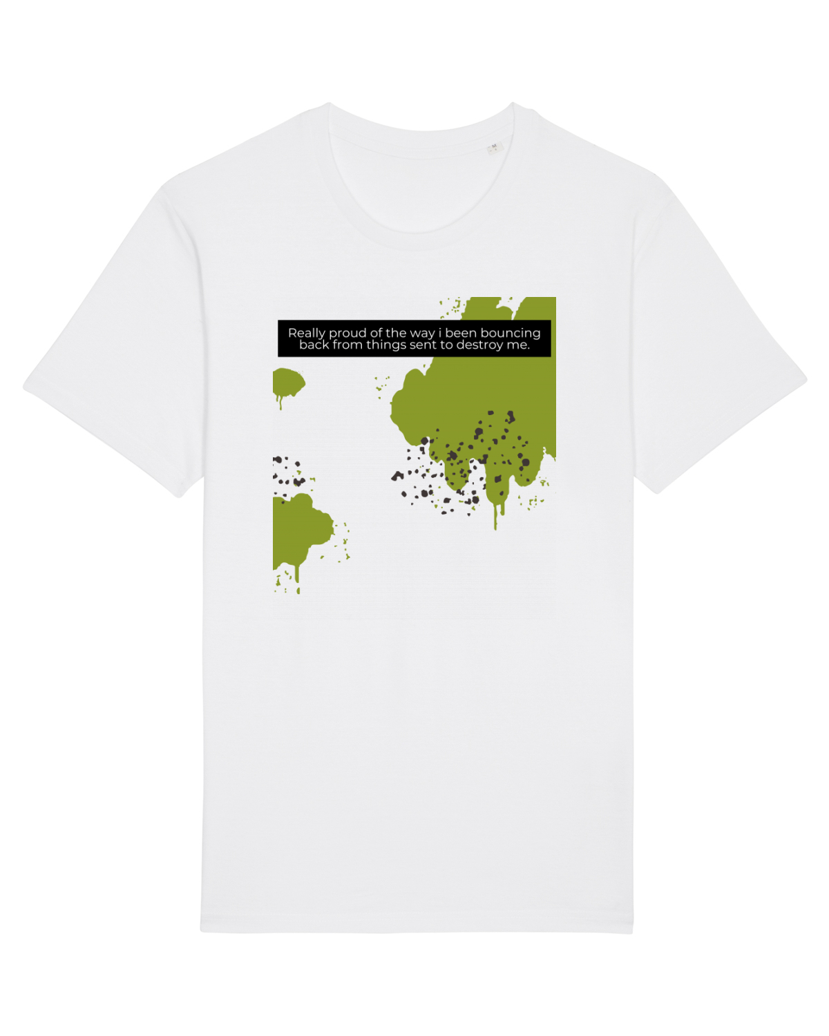 Tricou mânecă scurtă Unisex Rocker White