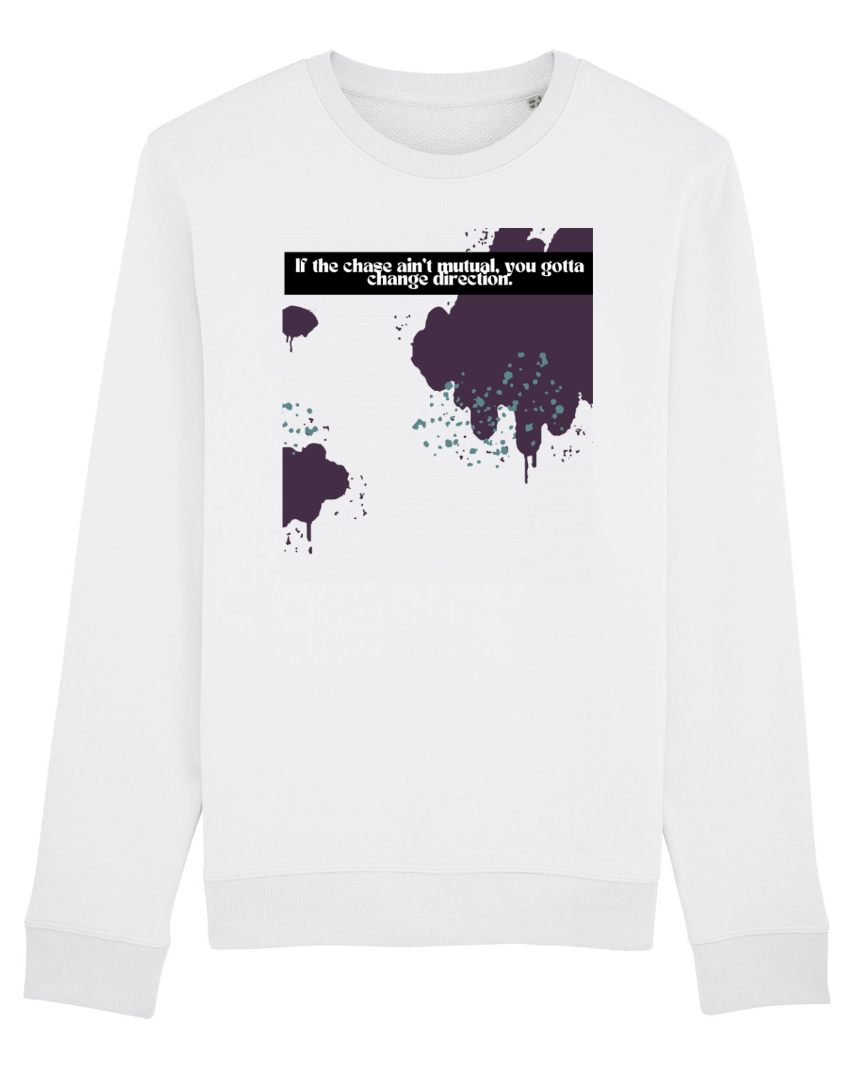 Bluză mânecă lungă Unisex Rise White