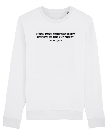 i think twice about who... White