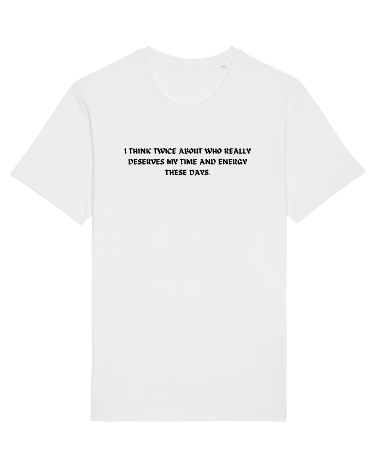 Tricou mânecă scurtă Unisex Rocker White