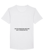 love the person who... Tricou mânecă scurtă guler larg Bărbat Skater