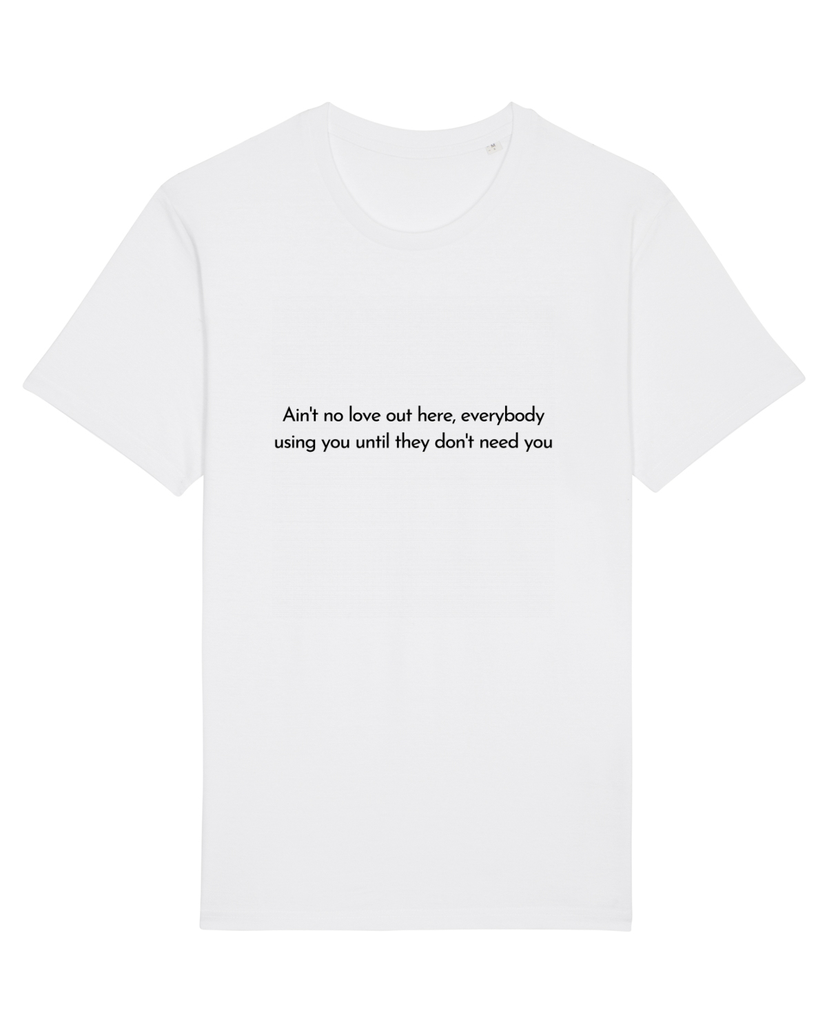 Tricou mânecă scurtă Unisex Rocker White