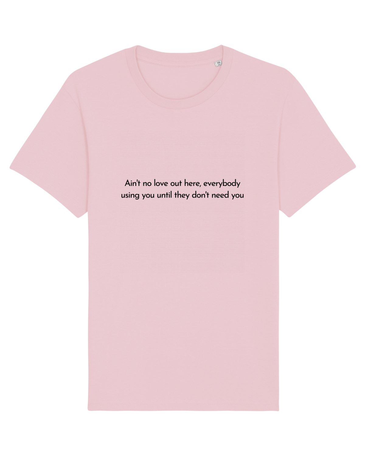 Tricou mânecă scurtă Unisex Rocker Cotton Pink
