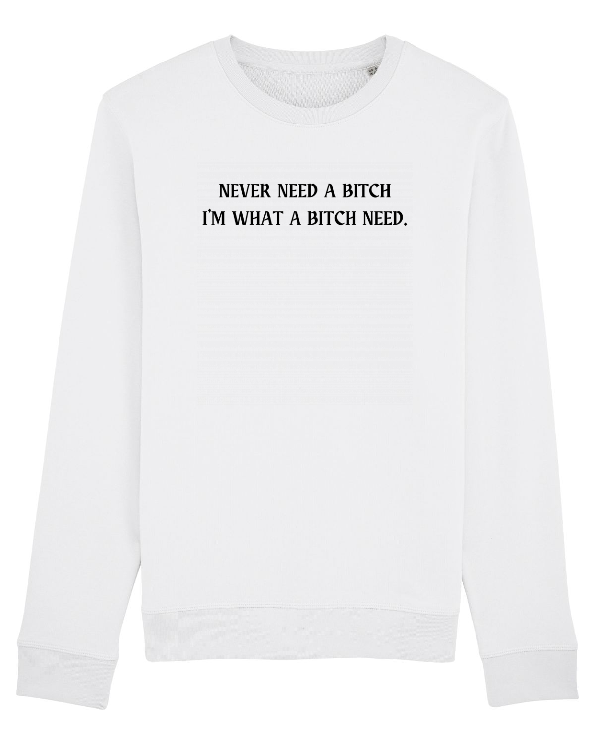 Bluză mânecă lungă Unisex Rise White