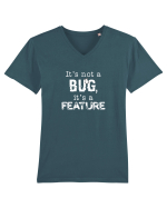 Not a BUG. Tricou mânecă scurtă guler V Bărbat Presenter