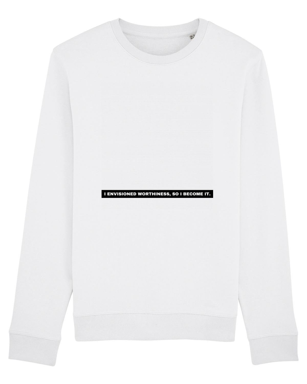 Bluză mânecă lungă Unisex Rise White