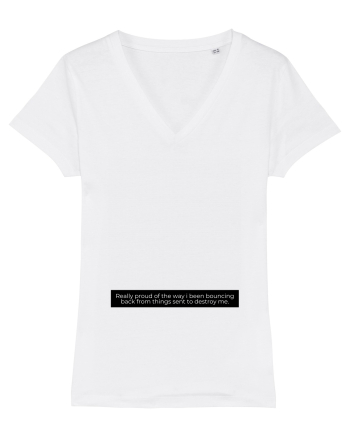 really proud of the way... White