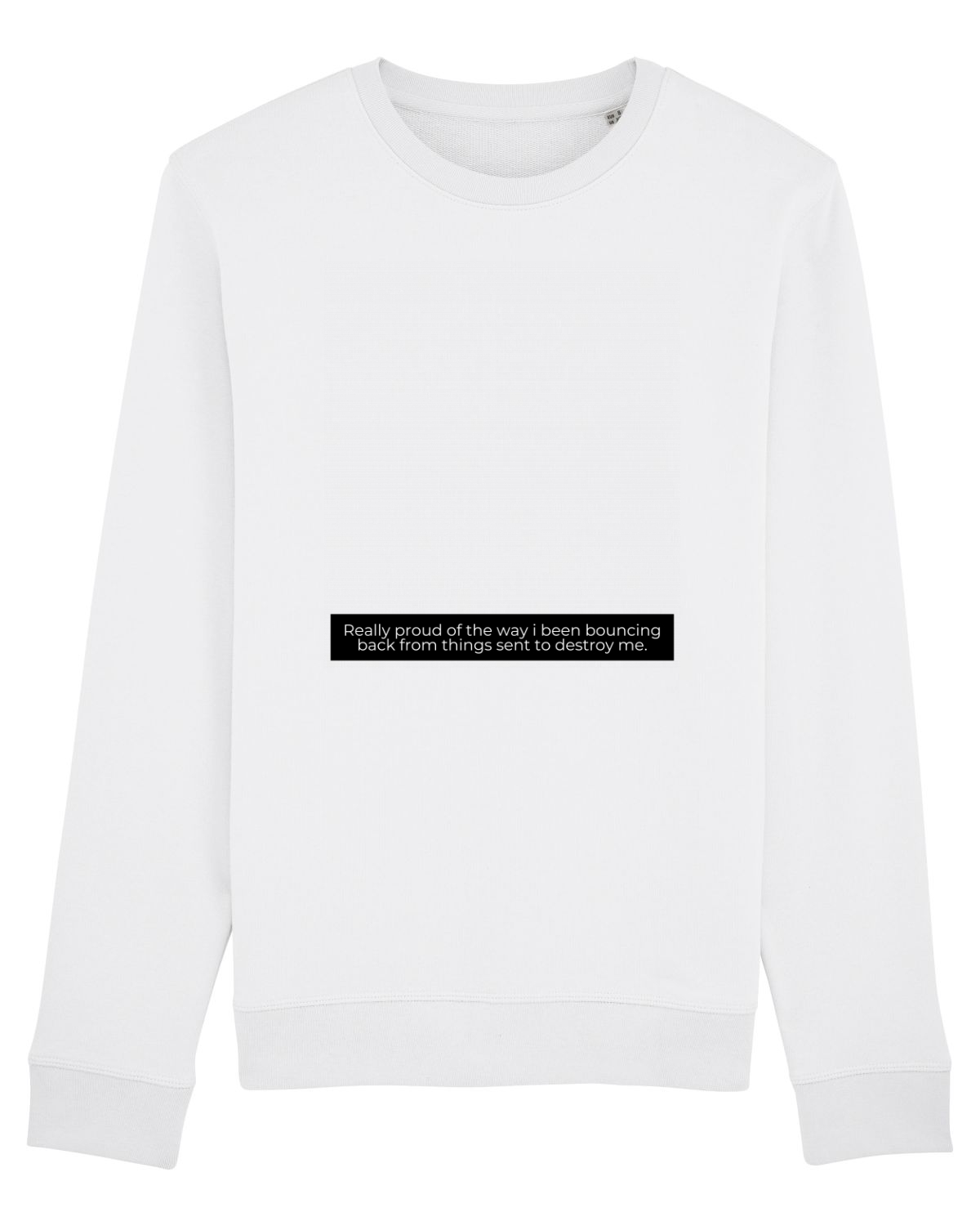Bluză mânecă lungă Unisex Rise White