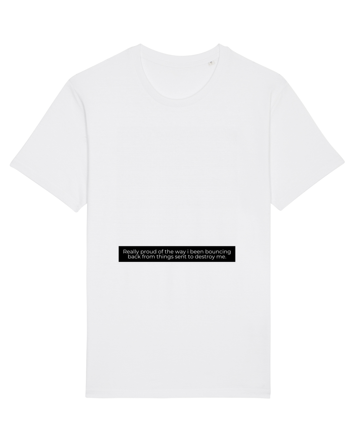 Tricou mânecă scurtă Unisex Rocker White