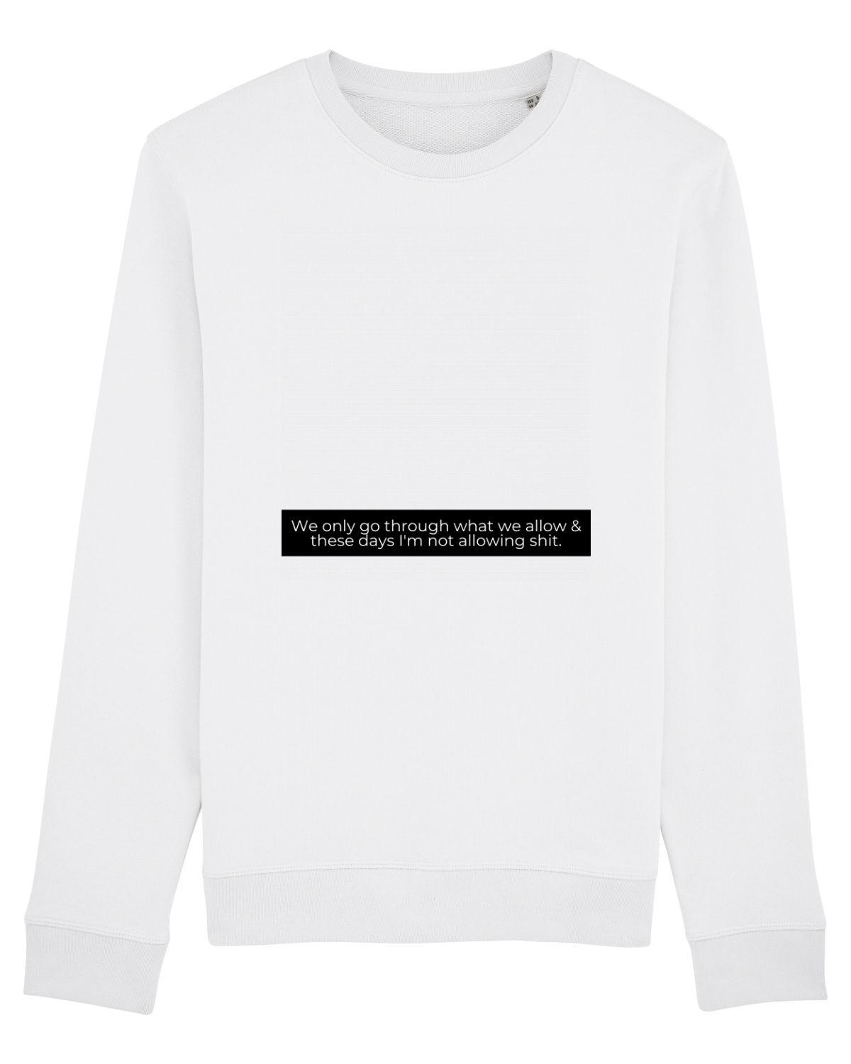 Bluză mânecă lungă Unisex Rise White