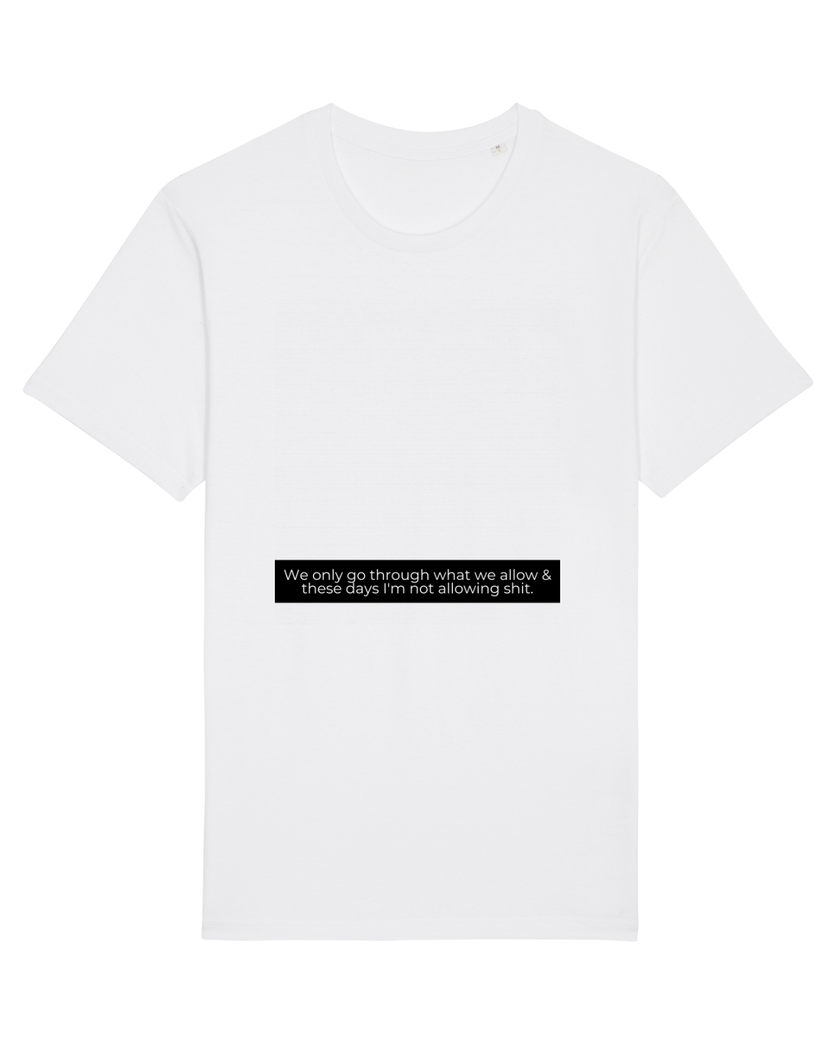 Tricou mânecă scurtă Unisex Rocker White