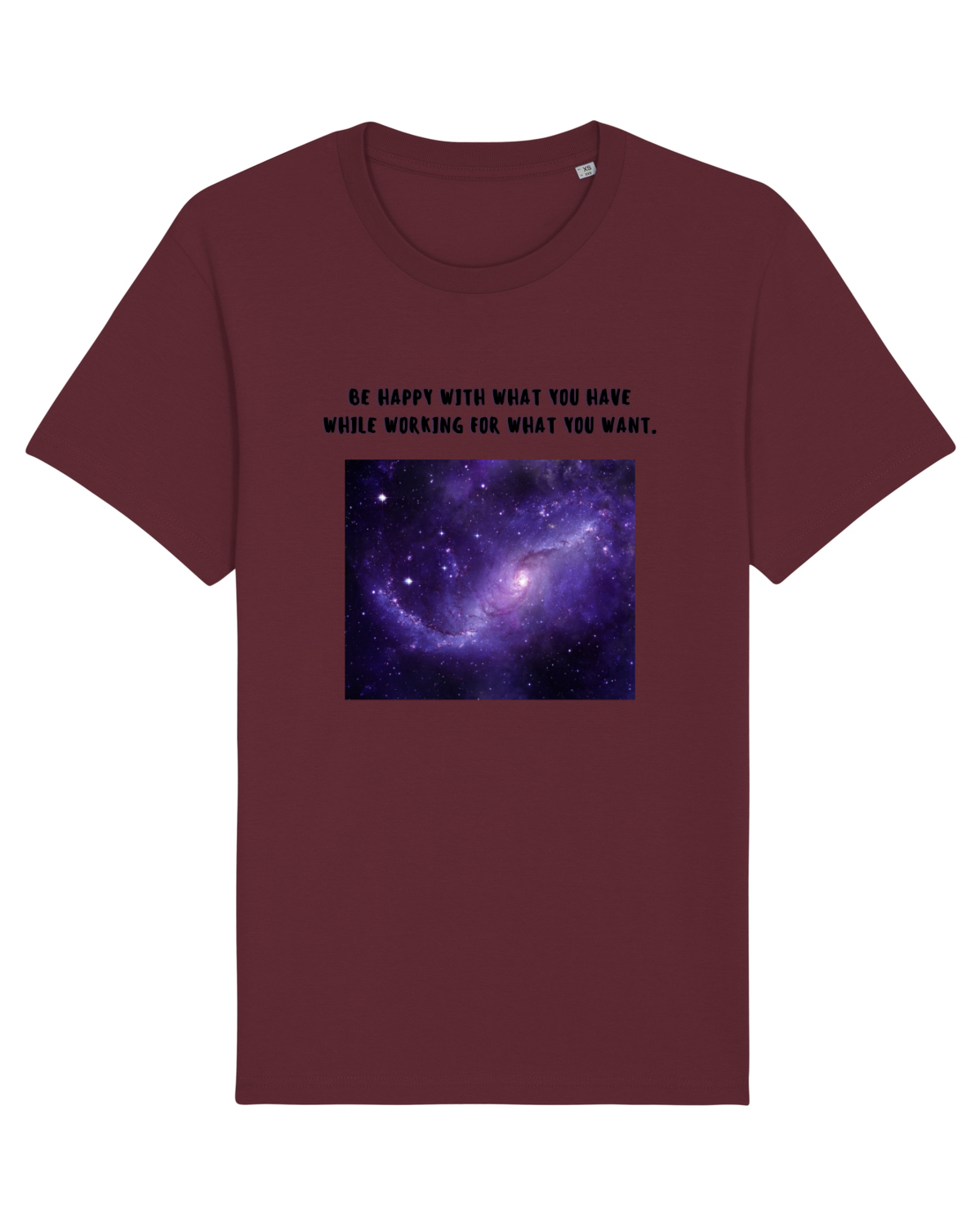 Tricou mânecă scurtă Unisex Rocker Burgundy