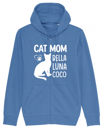 Cat Mom Bella Luna Loco Bright Blue