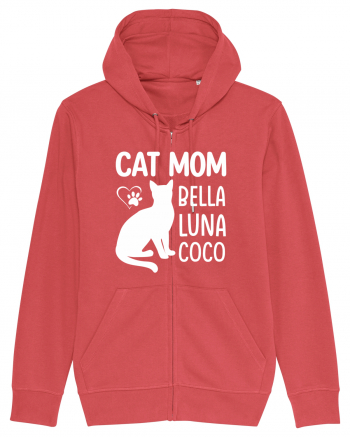 Cat Mom Bella Luna Loco Carmine Red