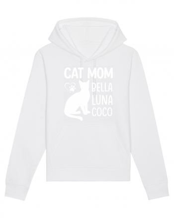 Cat Mom Bella Luna Loco White