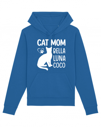 Cat Mom Bella Luna Loco Royal Blue