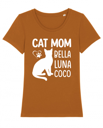 Cat Mom Bella Luna Loco Roasted Orange