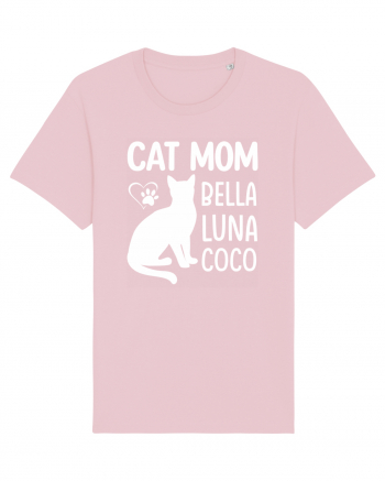 Cat Mom Bella Luna Loco Cotton Pink