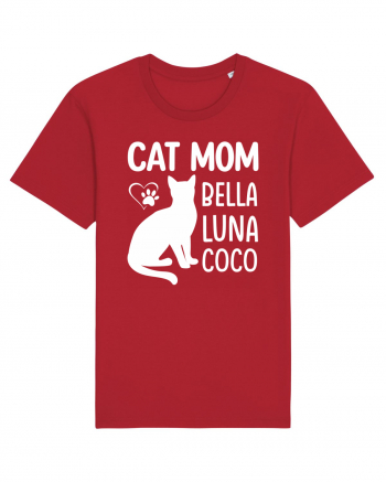 Cat Mom Bella Luna Loco Red