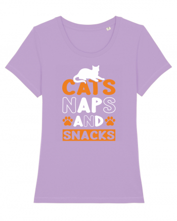 Cats Naps And Snacks Lavender Dawn