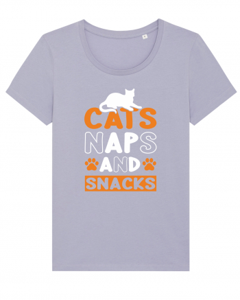 Cats Naps And Snacks Lavender