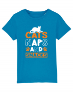 Cats Naps And Snacks Tricou mânecă scurtă  Copii Mini Creator