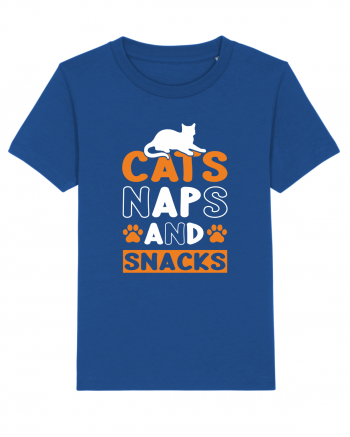 Cats Naps And Snacks Majorelle Blue