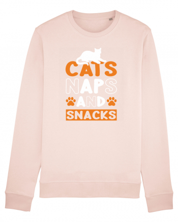 Cats Naps And Snacks Candy Pink