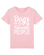 Dogs Are My Favorite People Tricou mânecă scurtă  Copii Mini Creator