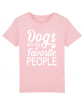 Dogs Are My Favorite People Cotton Pink