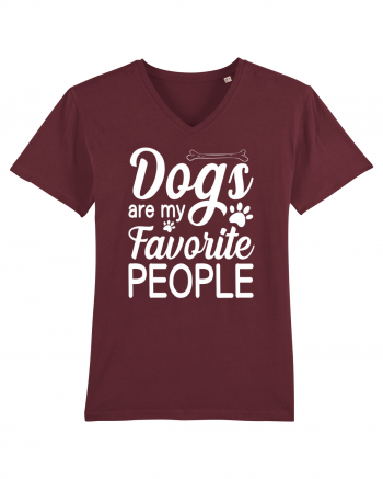 Dogs Are My Favorite People Burgundy