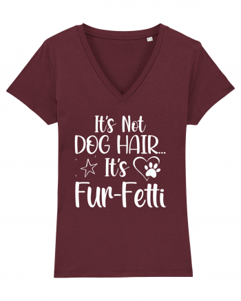 It's Not Dog Hair...It's Fur-Fetti Burgundy