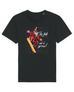 amuzant de Crăciun - La tăți ni-i greu (pe placa) Tricou mânecă scurtă Unisex Rocker