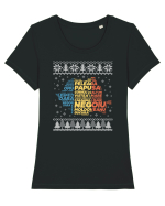 13 varfuri cucerite - ediție de sărbători Tricou mânecă scurtă guler larg fitted Damă Expresser