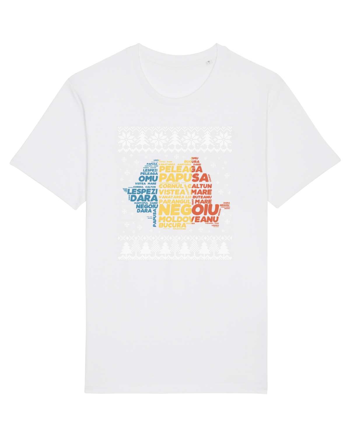 Tricou mânecă scurtă Unisex Rocker White