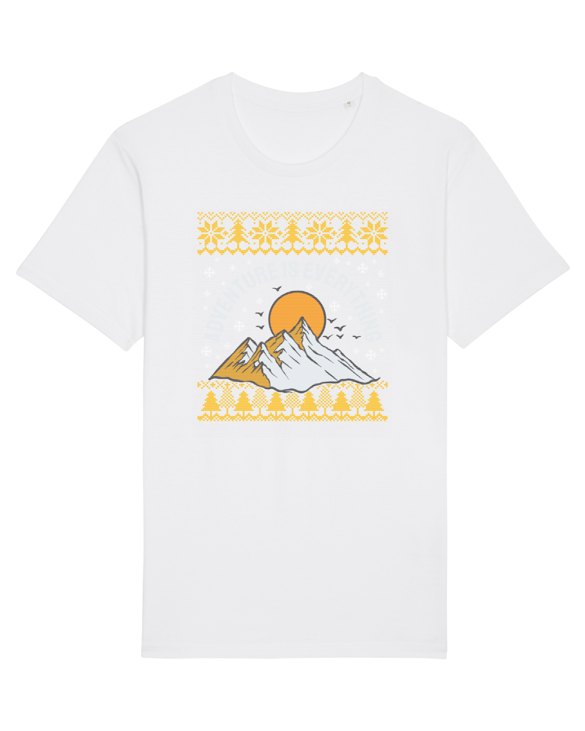 Tricou mânecă scurtă Unisex Rocker White
