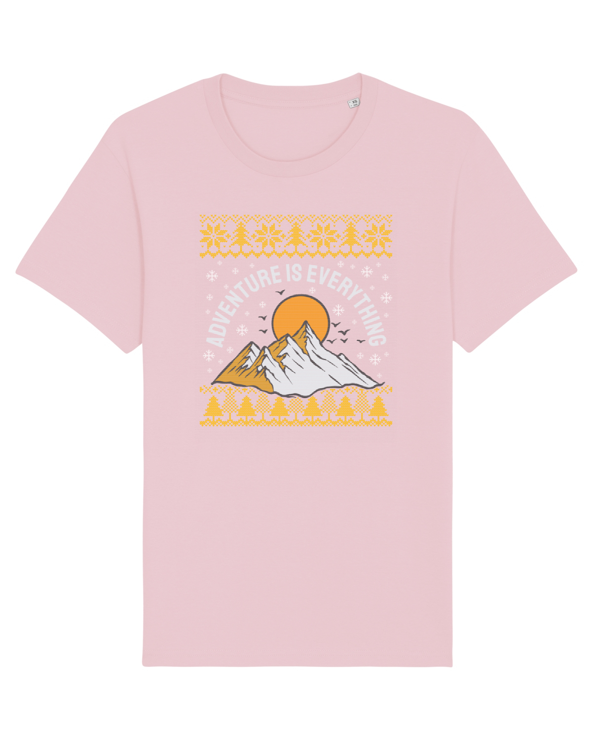 Tricou mânecă scurtă Unisex Rocker Cotton Pink