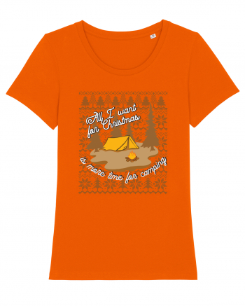 All I want for Christmas is more time for camping Bright Orange
