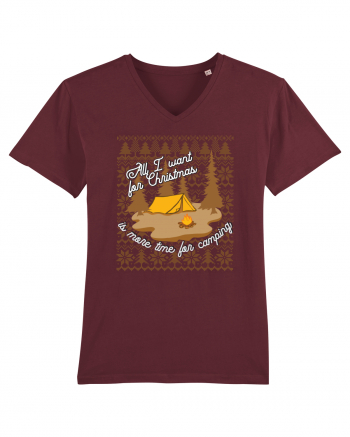 All I want for Christmas is more time for camping Burgundy