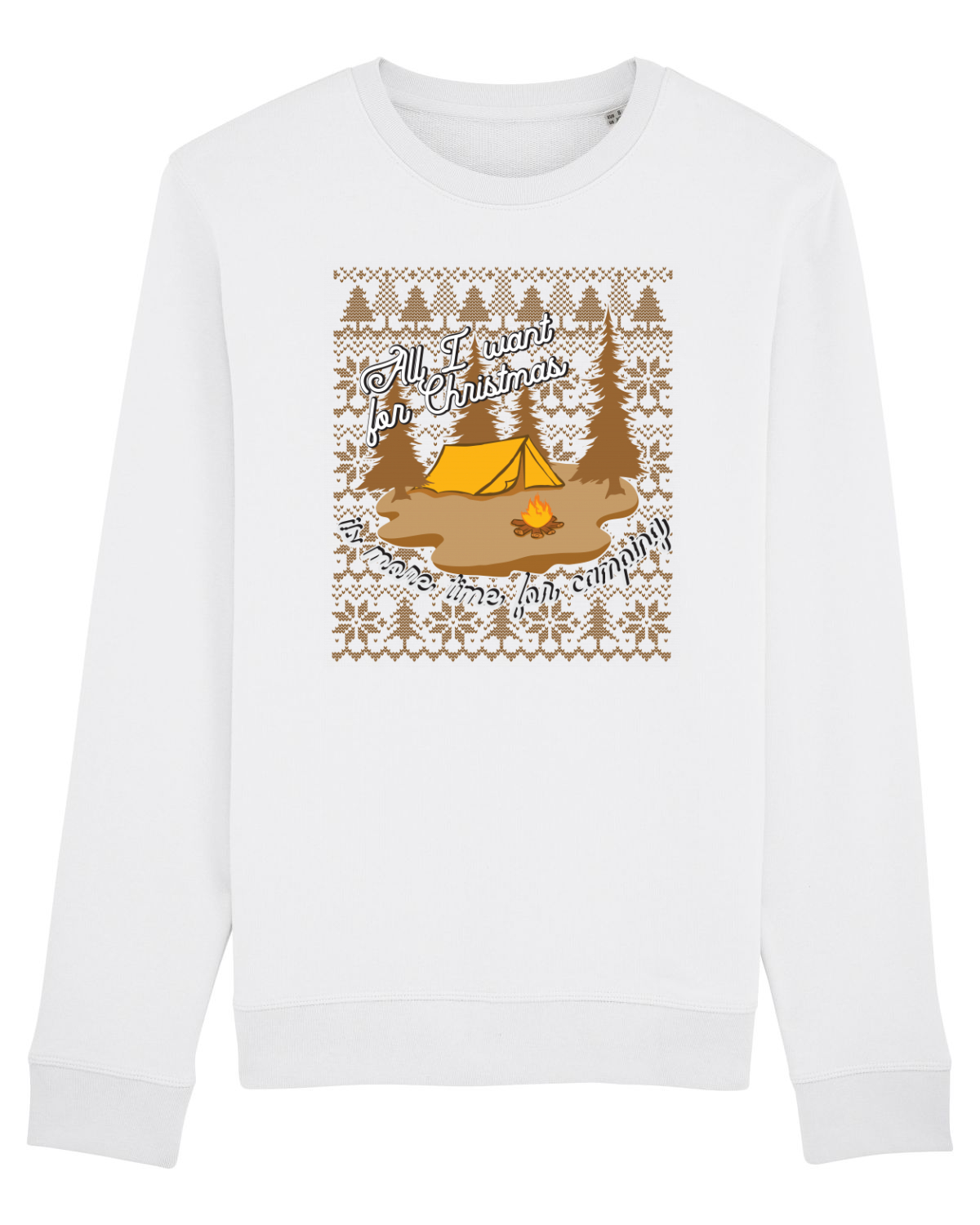 Bluză mânecă lungă Unisex Rise White