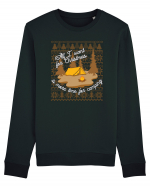 All I want for Christmas is more time for camping Bluză mânecă lungă Unisex Rise