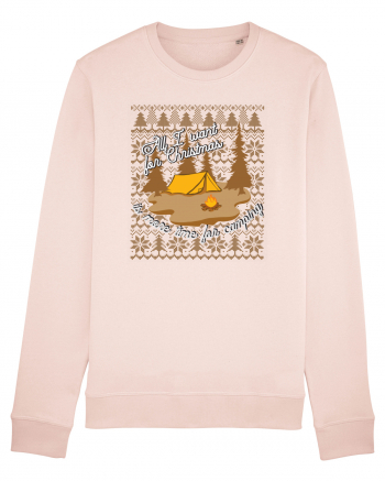 All I want for Christmas is more time for camping Candy Pink