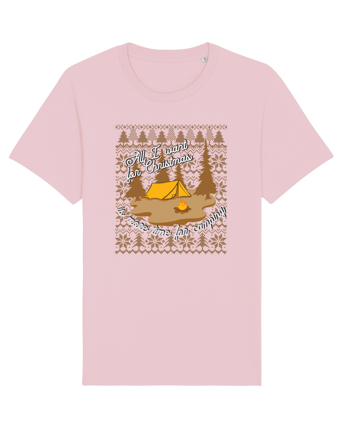 Tricou mânecă scurtă Unisex Rocker Cotton Pink