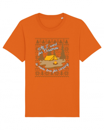 All I want for Christmas is more time for camping Bright Orange