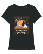 All I want for Christmas is more time for hiking Tricou mânecă scurtă guler larg fitted Damă Expresser