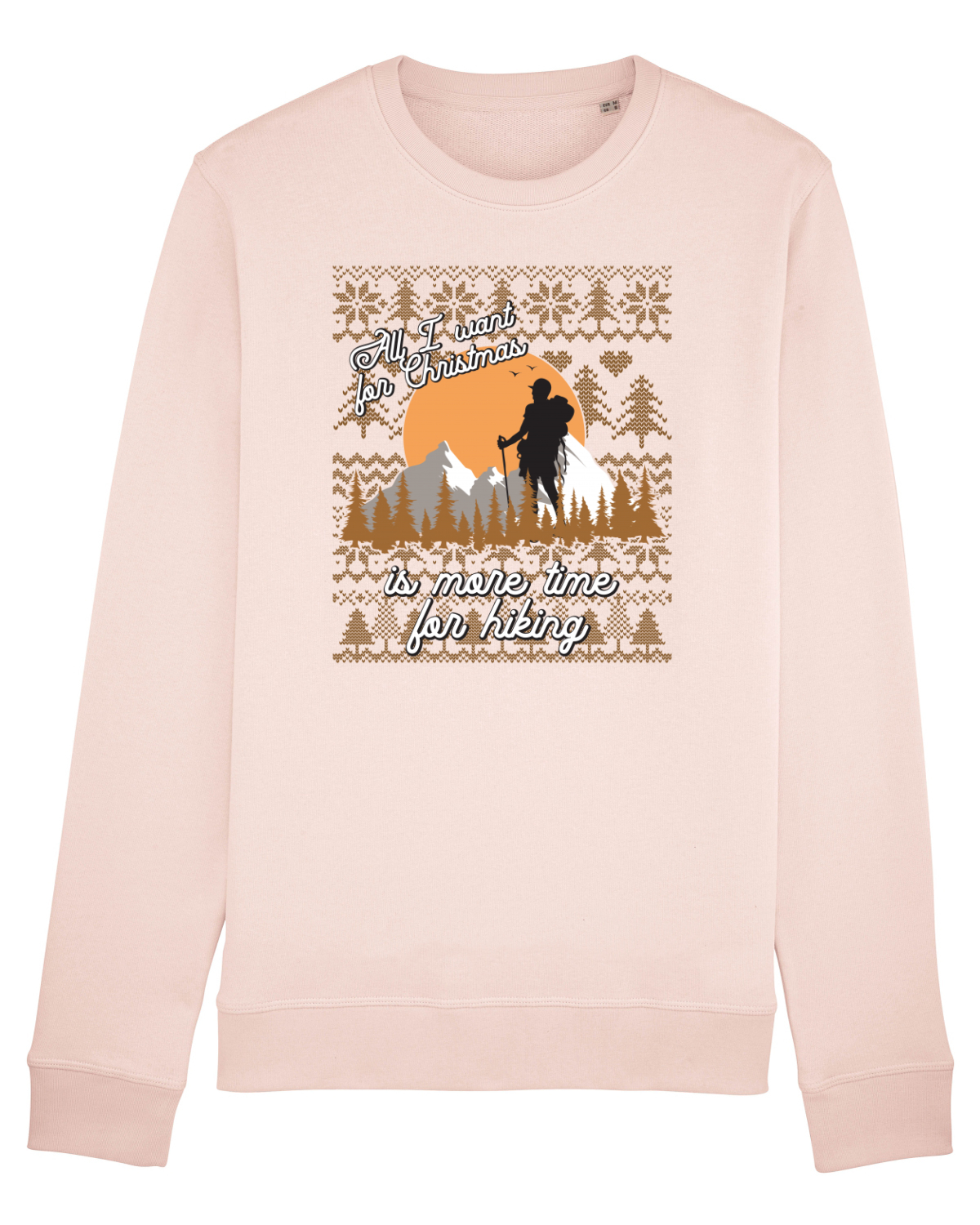 Bluză mânecă lungă Unisex Rise Candy Pink