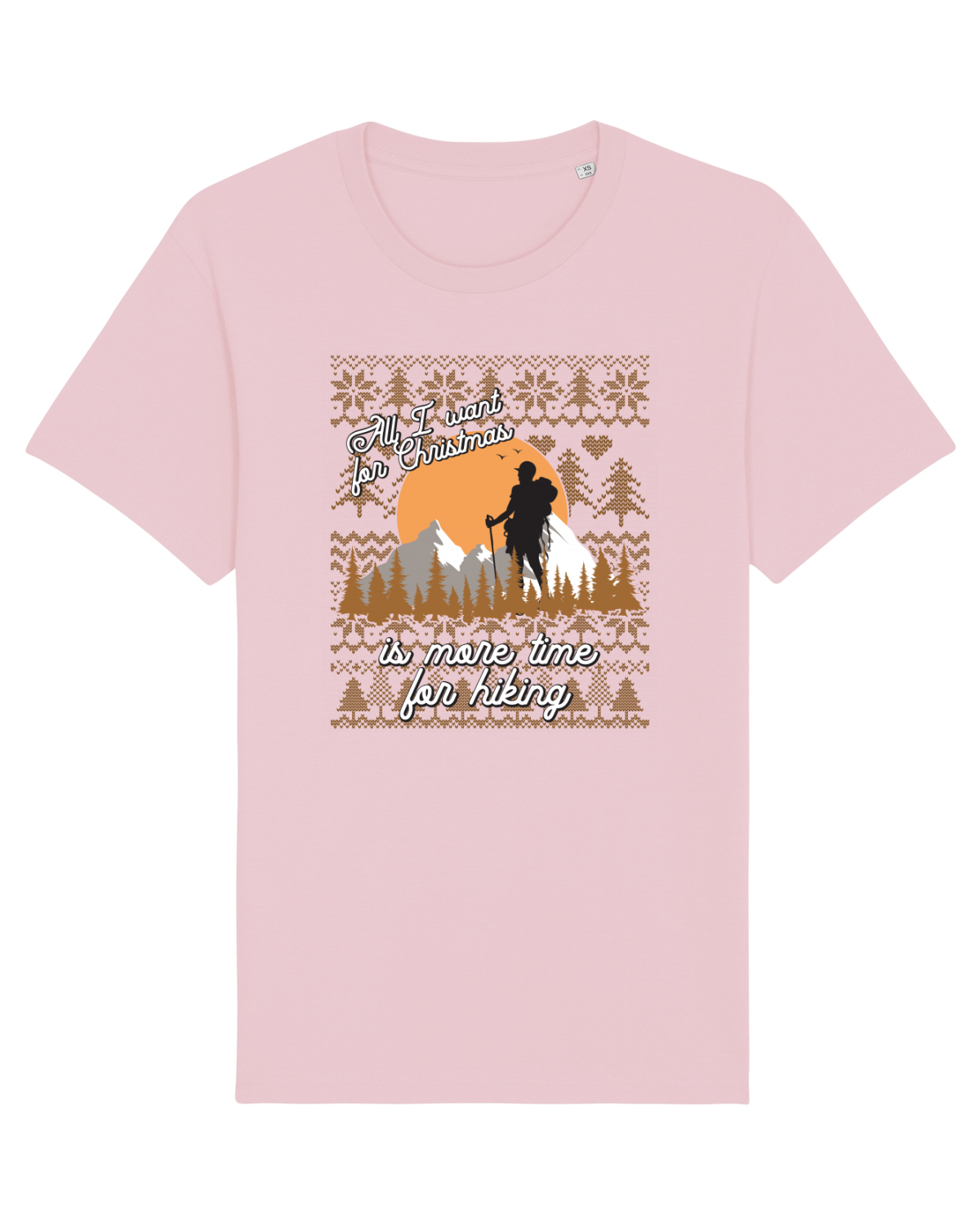 Tricou mânecă scurtă Unisex Rocker Cotton Pink